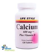 کلسیم 600 و ویتامینD لایف استایل - LIFE STYLE Calcium